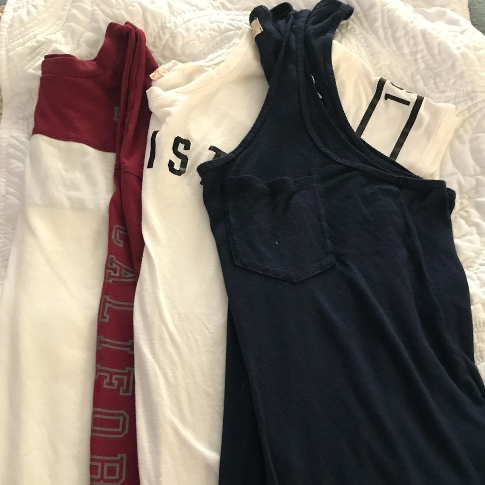 Hollister Tops - 1 Long Sleeve, 1 Short Sleeve and  Tank Top  - Sz. M - set of 3